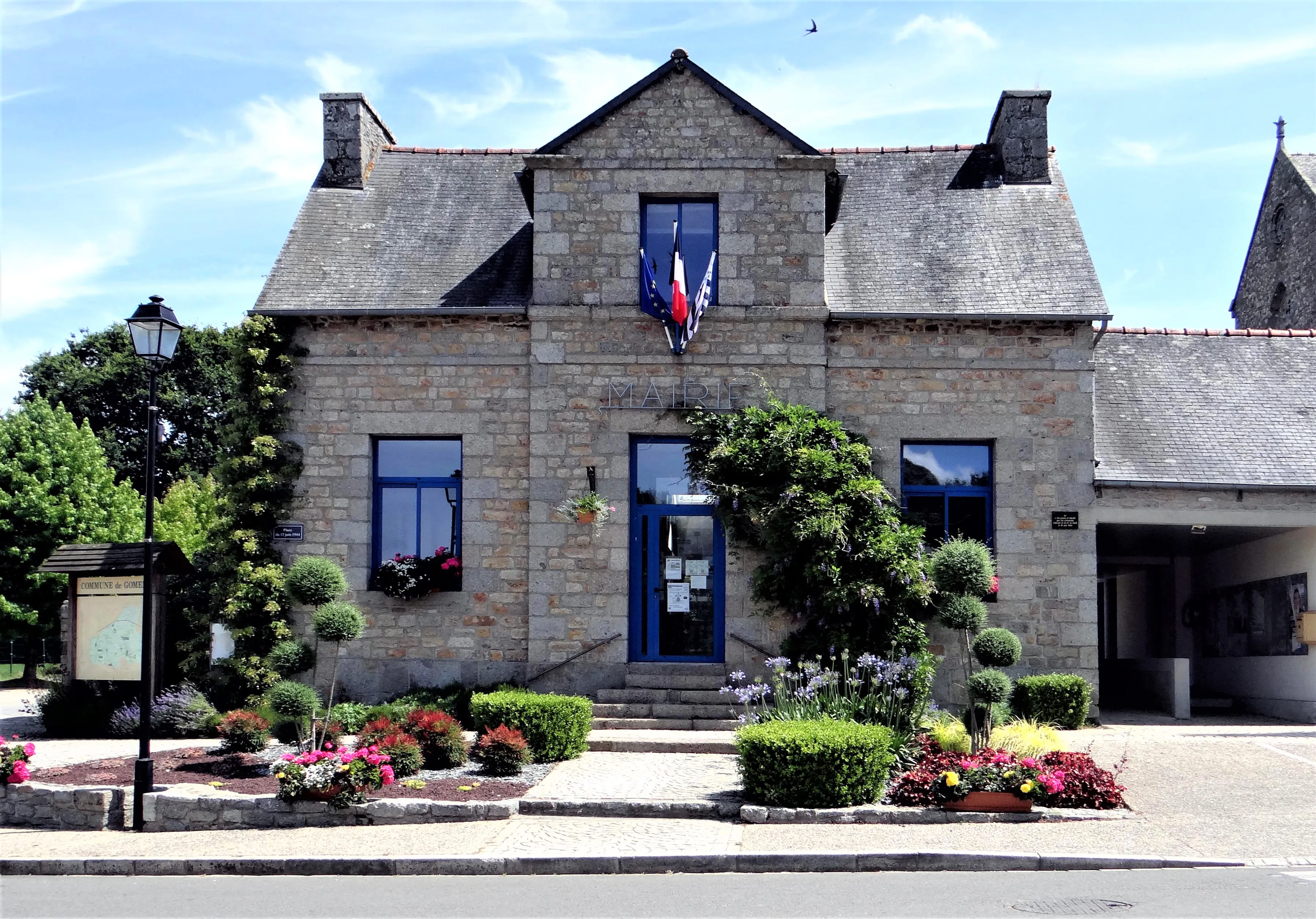 Vue de la commune de Gomené
